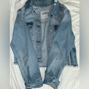Small sized Hollister denim jacket
